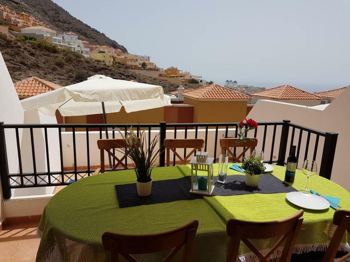 Villa Roque Del Conde With Fantastic Sea View, Terrace, Pool, Wifi, Sat-Tv, Garage Costa Adeje Dış mekan fotoğraf