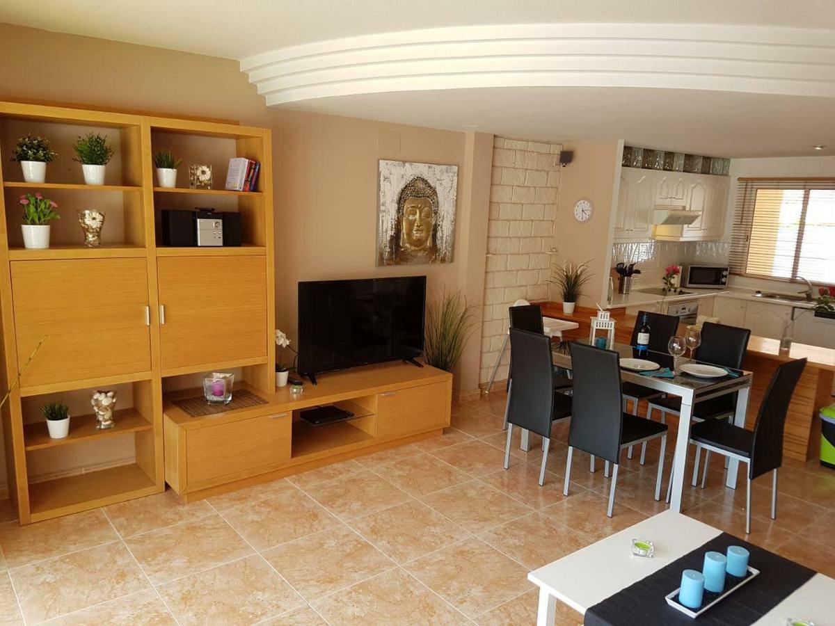 Villa Roque Del Conde With Fantastic Sea View, Terrace, Pool, Wifi, Sat-Tv, Garage Costa Adeje Dış mekan fotoğraf
